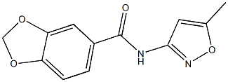 N-(5-methyl-3-isoxazolyl)-1,3-benzodioxole-5-carboxamide