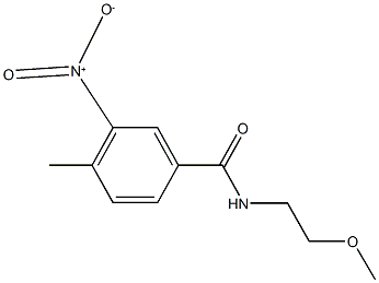 3-nitro-4-methyl-N-[2-(methyloxy)ethyl]benzamide|