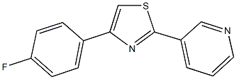 3-[4-(4-fluorophenyl)-1,3-thiazol-2-yl]pyridine