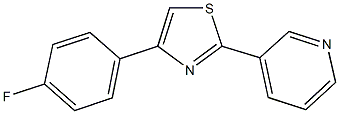 3-[4-(4-fluorophenyl)-1,3-thiazol-2-yl]pyridine|