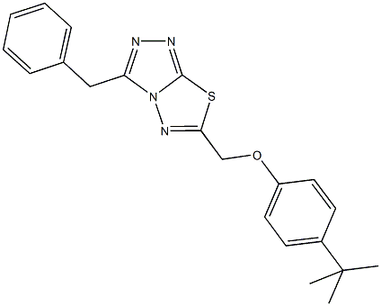 (3-benzyl[1,2,4]triazolo[3,4-b][1,3,4]thiadiazol-6-yl)methyl 4-tert-butylphenyl ether