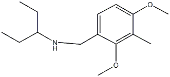 N-(2,4-dimethoxy-3-methylbenzyl)-3-pentanamine Structure