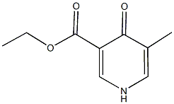 ethyl 5-methyl-4-oxo-1,4-dihydro-3-pyridinecarboxylate Struktur