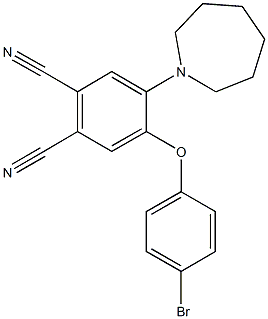  4-(1-azepanyl)-5-(4-bromophenoxy)phthalonitrile