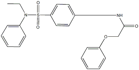  N-{4-[(ethylanilino)sulfonyl]phenyl}-2-phenoxyacetamide