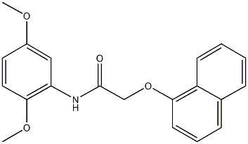 N-(2,5-dimethoxyphenyl)-2-(1-naphthyloxy)acetamide|