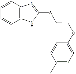 2-(1H-benzimidazol-2-ylsulfanyl)ethyl 4-methylphenyl ether