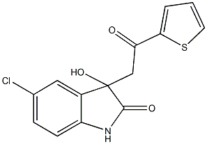 5-chloro-3-hydroxy-3-[2-oxo-2-(2-thienyl)ethyl]-1,3-dihydro-2H-indol-2-one