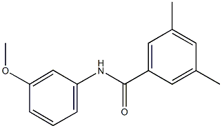 N-(3-methoxyphenyl)-3,5-dimethylbenzamide Structure