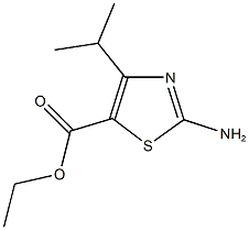 ethyl 2-amino-4-isopropyl-1,3-thiazole-5-carboxylate Struktur