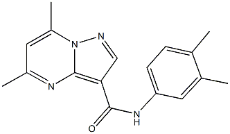 N-(3,4-dimethylphenyl)-5,7-dimethylpyrazolo[1,5-a]pyrimidine-3-carboxamide