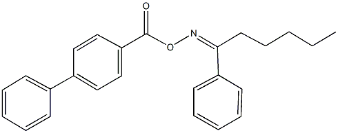  1-phenyl-1-hexanone O-([1,1'-biphenyl]-4-ylcarbonyl)oxime