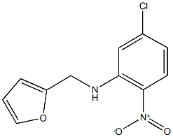 5-chloro-N-(2-furylmethyl)-2-nitroaniline,,结构式
