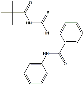 2-({[(2,2-dimethylpropanoyl)amino]carbothioyl}amino)-N-phenylbenzamide