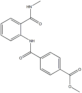 methyl 4-({2-[(methylamino)carbonyl]anilino}carbonyl)benzoate