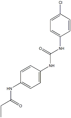  N-(4-{[(4-chloroanilino)carbonyl]amino}phenyl)propanamide