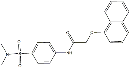  N-{4-[(dimethylamino)sulfonyl]phenyl}-2-(1-naphthyloxy)acetamide