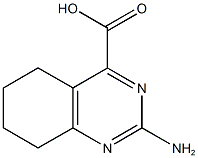 2-Amino-5,6,7,8-tetrahydro-4-quinazolinecarboxylic acid Structure