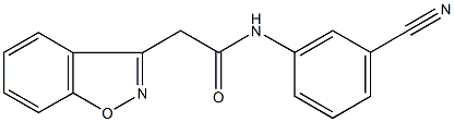  2-(1,2-benzisoxazol-3-yl)-N-(3-cyanophenyl)acetamide