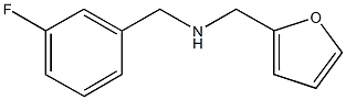 N-(3-fluorobenzyl)-N-(2-furylmethyl)amine Struktur