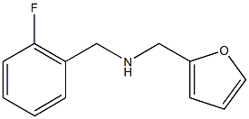 N-(2-fluorobenzyl)-N-(2-furylmethyl)amine Structure