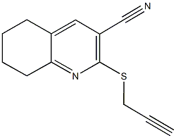 2-(2-propynylsulfanyl)-5,6,7,8-tetrahydro-3-quinolinecarbonitrile|