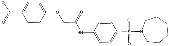 N-[4-(azepan-1-ylsulfonyl)phenyl]-2-{4-nitrophenoxy}acetamide Structure