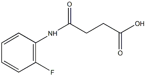 4-(2-fluoroanilino)-4-oxobutanoicacid Struktur