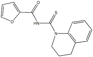 N-(3,4-dihydro-1(2H)-quinolinylcarbothioyl)-2-furamide Structure