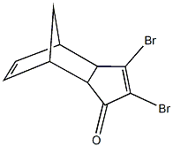 4,5-dibromotricyclo[5.2.1.0~2,6~]deca-4,8-dien-3-one 结构式