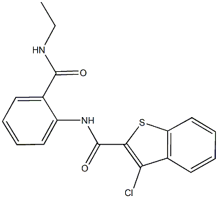 3-chloro-N-{2-[(ethylamino)carbonyl]phenyl}-1-benzothiophene-2-carboxamide