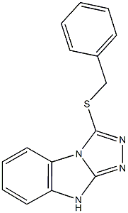 3-(benzylsulfanyl)-9H-[1,2,4]triazolo[4,3-a]benzimidazole|