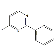 4,6-dimethyl-2-phenylpyrimidine Structure