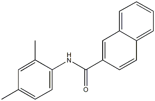 N-(2,4-dimethylphenyl)-2-naphthamide Struktur