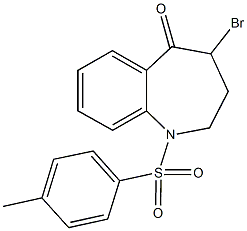 4-bromo-1-[(4-methylphenyl)sulfonyl]-1,2,3,4-tetrahydro-5H-1-benzazepin-5-one|