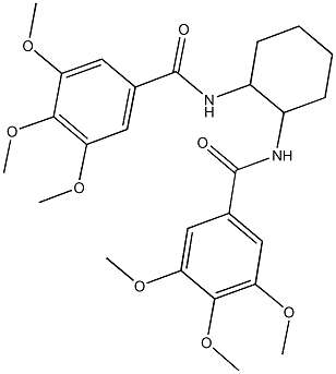 3,4,5-trimethoxy-N-{2-[(3,4,5-trimethoxybenzoyl)amino]cyclohexyl}benzamide