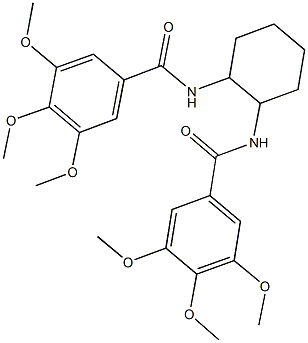 3,4,5-trimethoxy-N-{2-[(3,4,5-trimethoxybenzoyl)amino]cyclohexyl}benzamide|