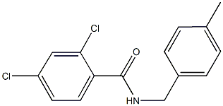 2,4-dichloro-N-(4-methylbenzyl)benzamide,,结构式