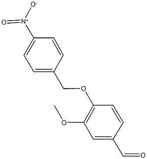 4-({4-nitrobenzyl}oxy)-3-methoxybenzaldehyde Structure
