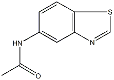 N-(1,3-benzothiazol-5-yl)acetamide Struktur