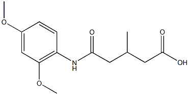 5-(2,4-dimethoxyanilino)-3-methyl-5-oxopentanoic acid