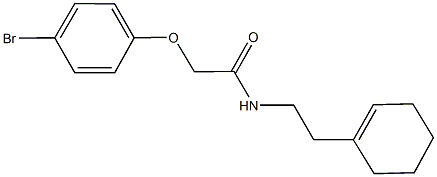 2-(4-bromophenoxy)-N-(2-cyclohex-1-en-1-ylethyl)acetamide Structure