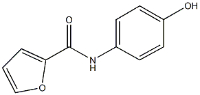 N-(4-hydroxyphenyl)-2-furamide Struktur