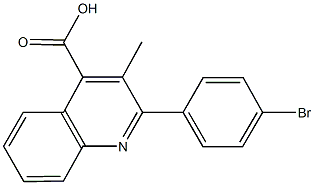 2-(4-bromophenyl)-3-methyl-4-quinolinecarboxylic acid|