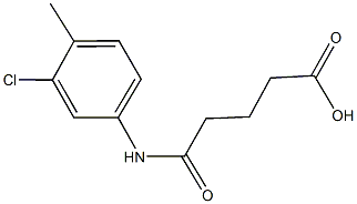 5-(3-chloro-4-methylanilino)-5-oxopentanoic acid