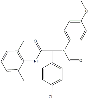 2-(4-chlorophenyl)-N-(2,6-dimethylphenyl)-2-(formyl-4-methoxyanilino)acetamide