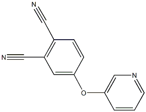 4-(3-pyridinyloxy)phthalonitrile Structure