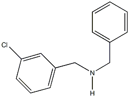 N-benzyl-N-(3-chlorobenzyl)amine Structure