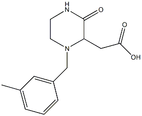  [1-(3-methylbenzyl)-3-oxo-2-piperazinyl]acetic acid