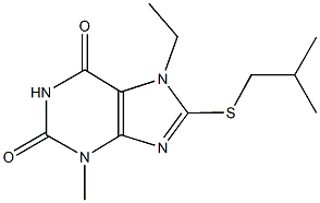 7-ethyl-3-methyl-8-[(2-methylpropyl)sulfanyl]-3,7-dihydro-1H-purine-2,6-dione